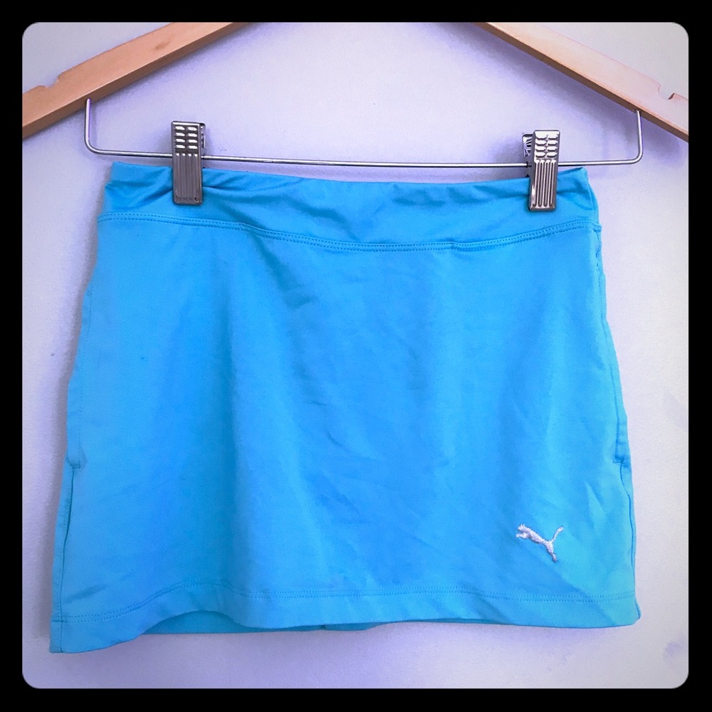 Girls Blue Golf Skirt